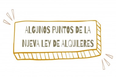 ALGUNOS PUNTOS DE LA LEY DE ALQUILERES